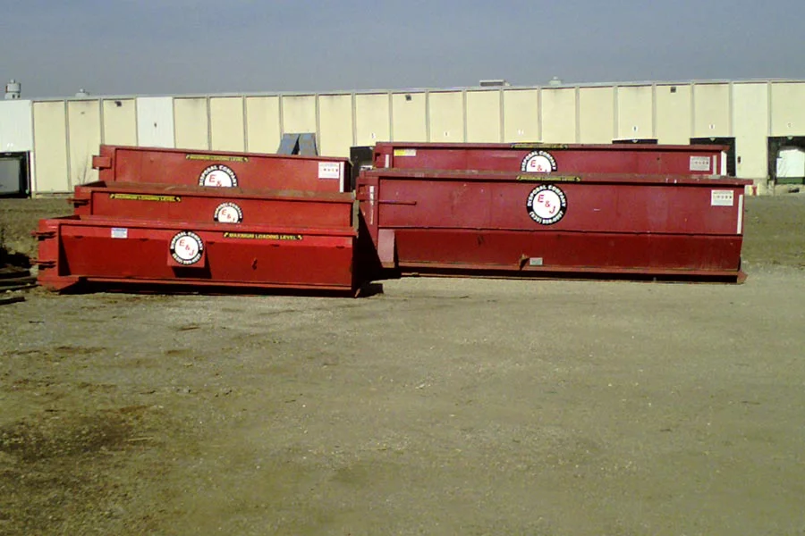 Standard dumpster sizes used by E&J Disposal Company